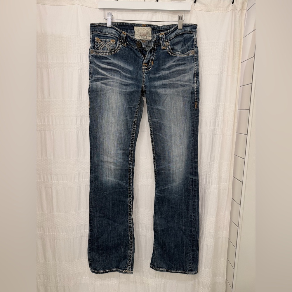 Big Star Women's Boot Cut Jeans in Dark Blue
